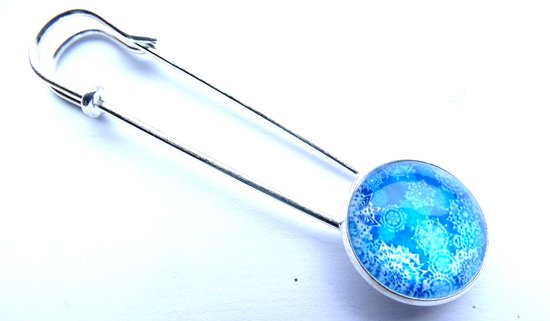 2 Love it Snowflake - Épingle à écharpe - Fermeture cardigan - Noël - Hiver