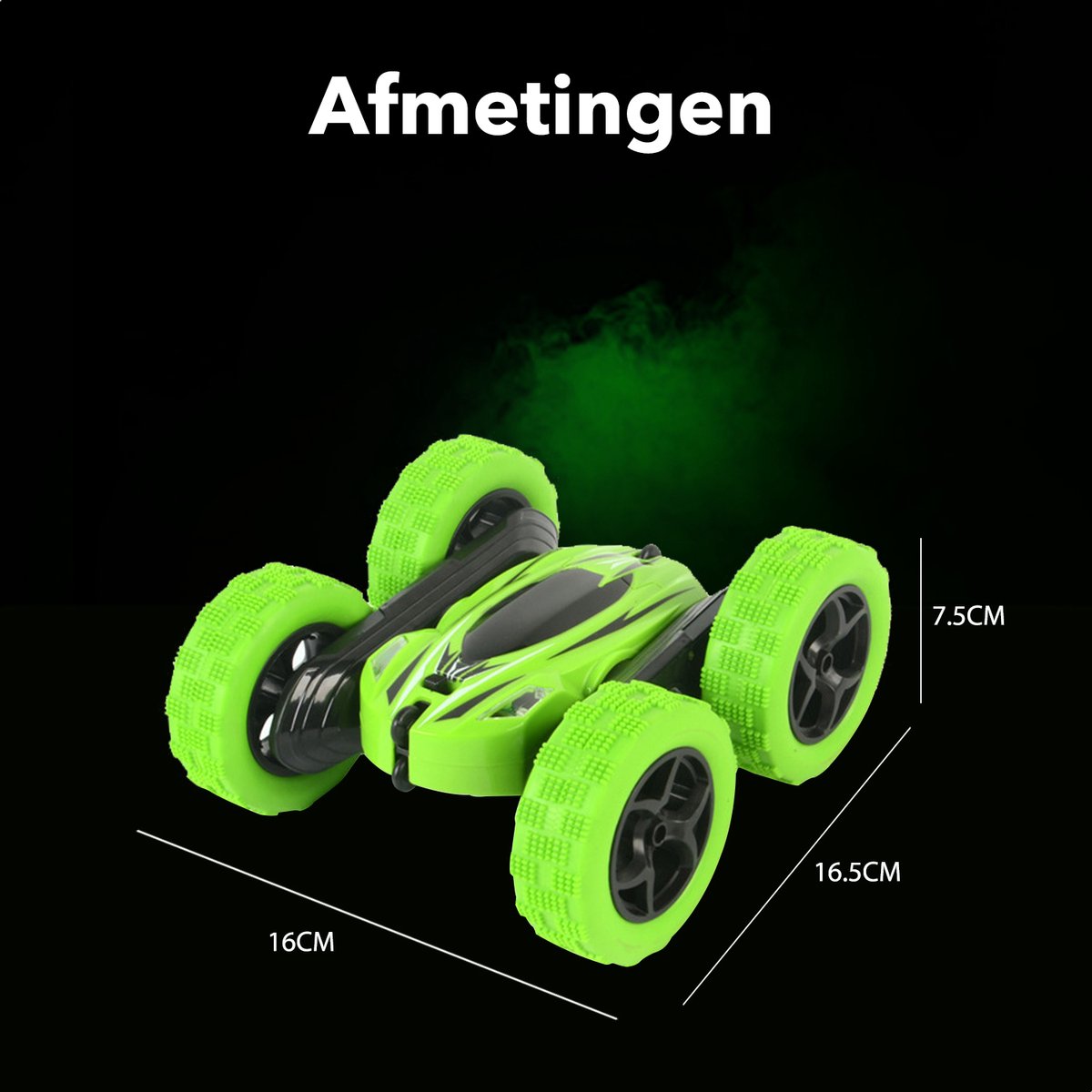 Bestuurbare Auto All-Terrain - RC Auto met 2 Accu's - Waterdicht - Speelgoed Autos Jongens - Buitenspeelgoed - Race Car - Afstandsbestuurbare race Auto Radiografisch — afbeelding 8