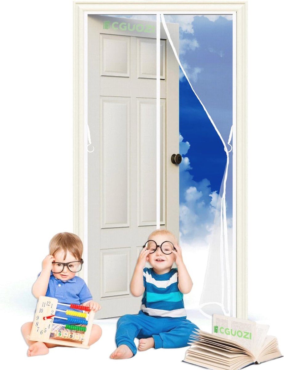 Goedkoopste Magnetisch Raamscherm 215 x 230 cm - Effectief Muggengaas voor Raam met Zelfklevende Tape