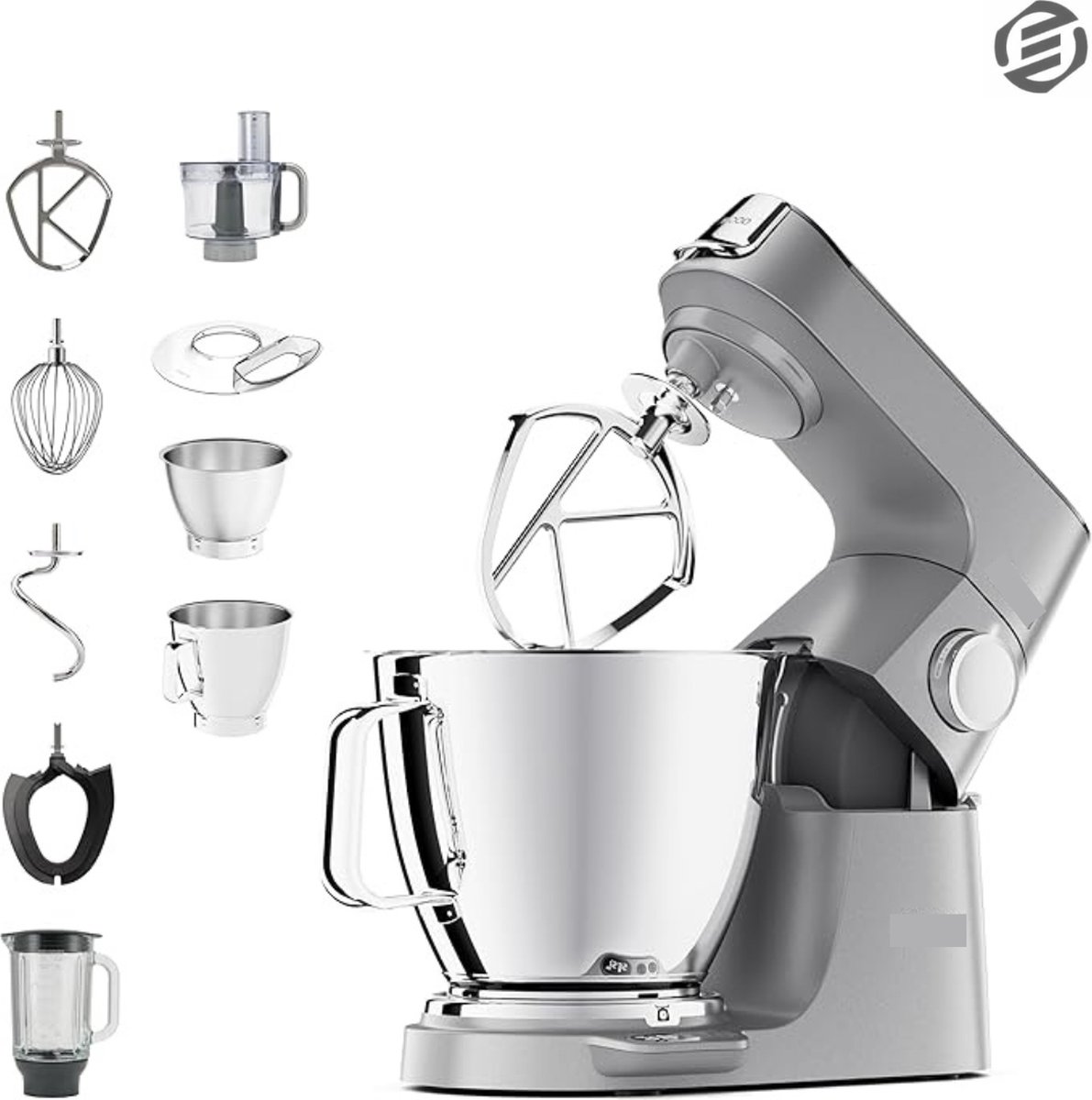 Equivera Mixer Met Mengkom - Mixer - Mixer Met Mengkom Keukenmachine - Mixer Met Kom - Mixer Keukenmachine - Mixers Met Mengkom