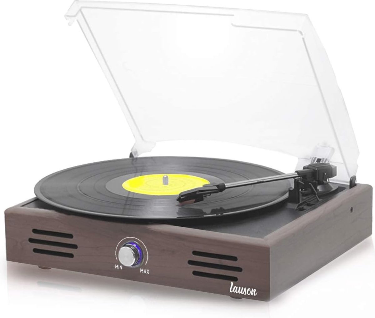 USB Vinyl Platenspeler met Speakers - 3 Speed Draaitafel voor MP3 Conversie