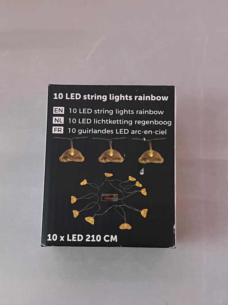 Led lichtketting regenboog