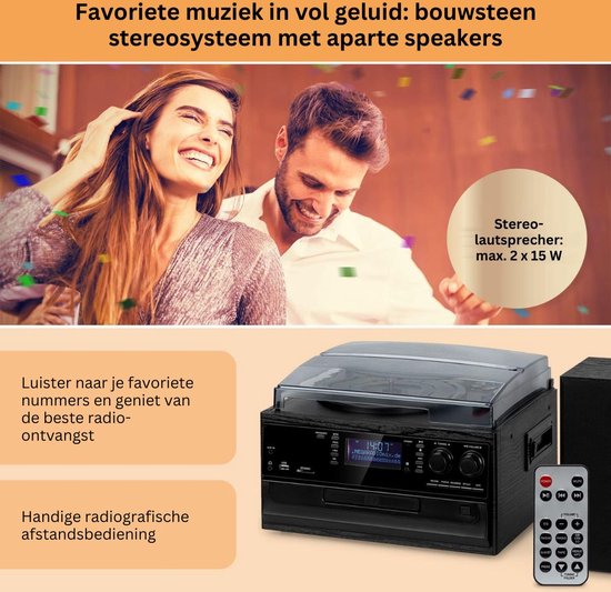 Tocadiscos y reproductor Prixton 'Century' - Tus Regalos de Empresa