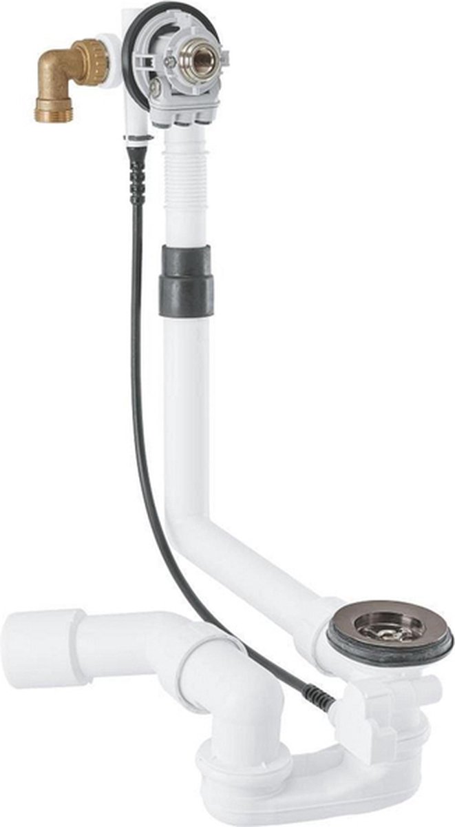 GROHE Talentofill Badafvoer - badvuller - voor normale baden - hard graphite