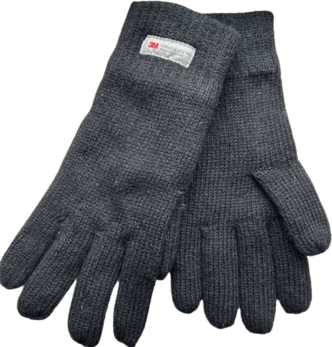 Dames handschoenen - Winter handschoen - Thinsulate - Wol - Zwart - One size - Maat M/L