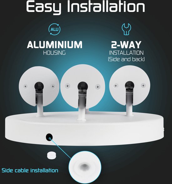 LED Plafondspot Wit Duo - Dimbaar - 4,9W - RGB CCT - Kantelbaar