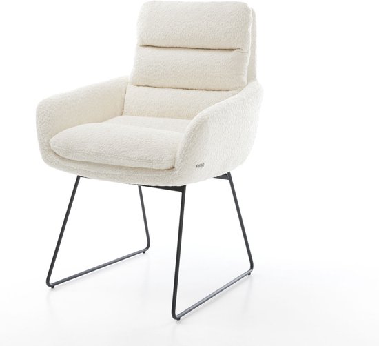 Draaifauteuil Inger - Bouclé cream van Eichholtz koop je het beste bij