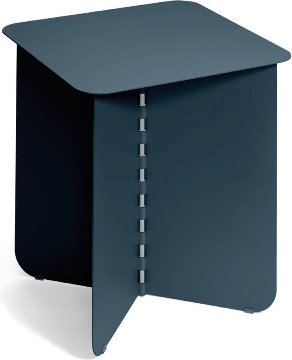 Puik Design - Hinge - Bijzettafel - Salontafel - koffietafel - Medium - Donkerblauw - Metaal - Industrieel - Design