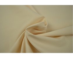 Katoen stof - Per meter - 1 meter - Poplin katoen uni - Champagne
