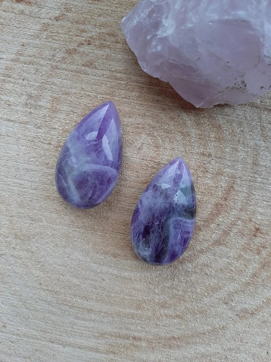 Pendentif Goutte En Améthyste - Bijou élégant Prêt à Offrir Ou à Porter