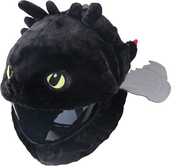 Housse de casque Krokmou - Moto - Scooter - Vélo - Universel - Accessoire - Housse rigolote