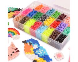 Vaessen Creative Strijkkralen Set - Assortiment - 24 kleuren - 5000 stuks