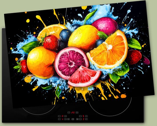 KitchenYeah® Protection plaque induction 74x48 cm - 3-2-19 - Protege plaque de cuisson - Couvre plaque induction - Protecteur d'induction - Cuisine