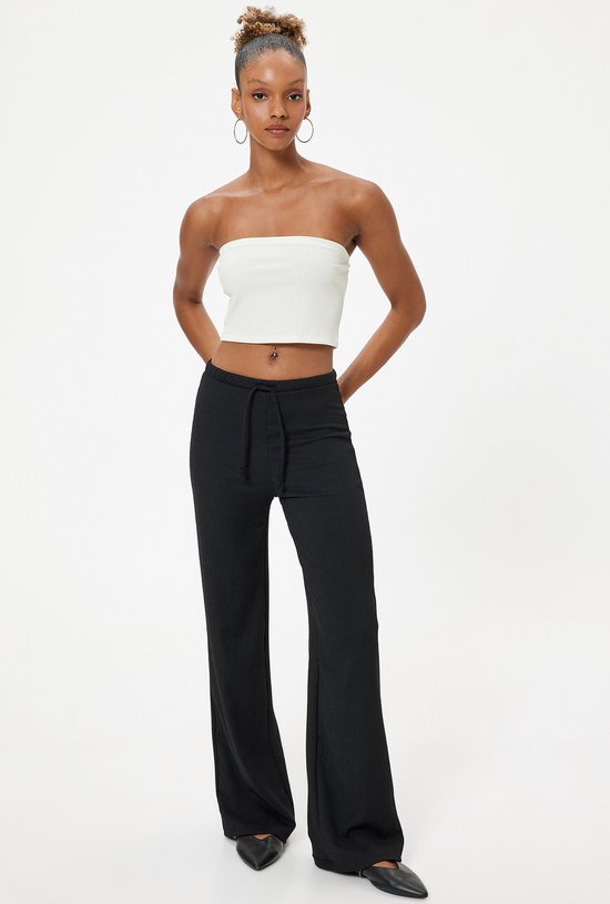 Wide leg pantalon | TALL | Zwart | Pressfold | De perfecte pantalon voor lange meiden! – The Wildflower Club