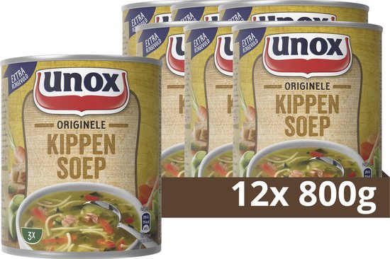 Unox | Soupe copieuse au poulet | 12 x 0 litre