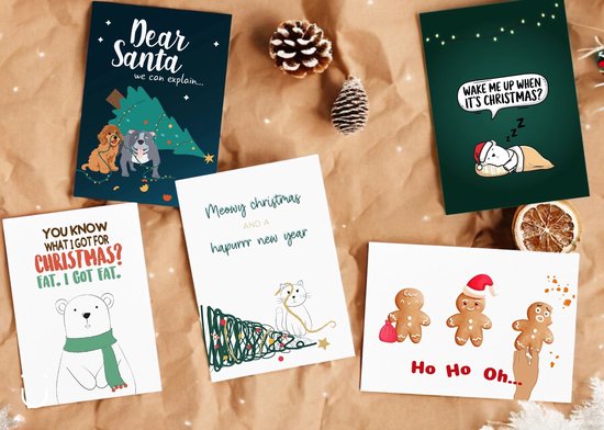 10 grappige kerstkaartjes - Kerstkaarten - Kerstkaart