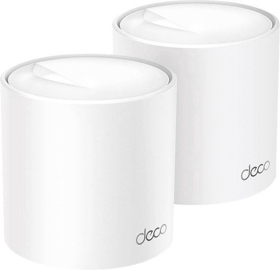 TP-Link Deco X50 - Mesh WiFi - WiFi Versterker - Wifi 6 - 3000 Mbps - 2-pack
