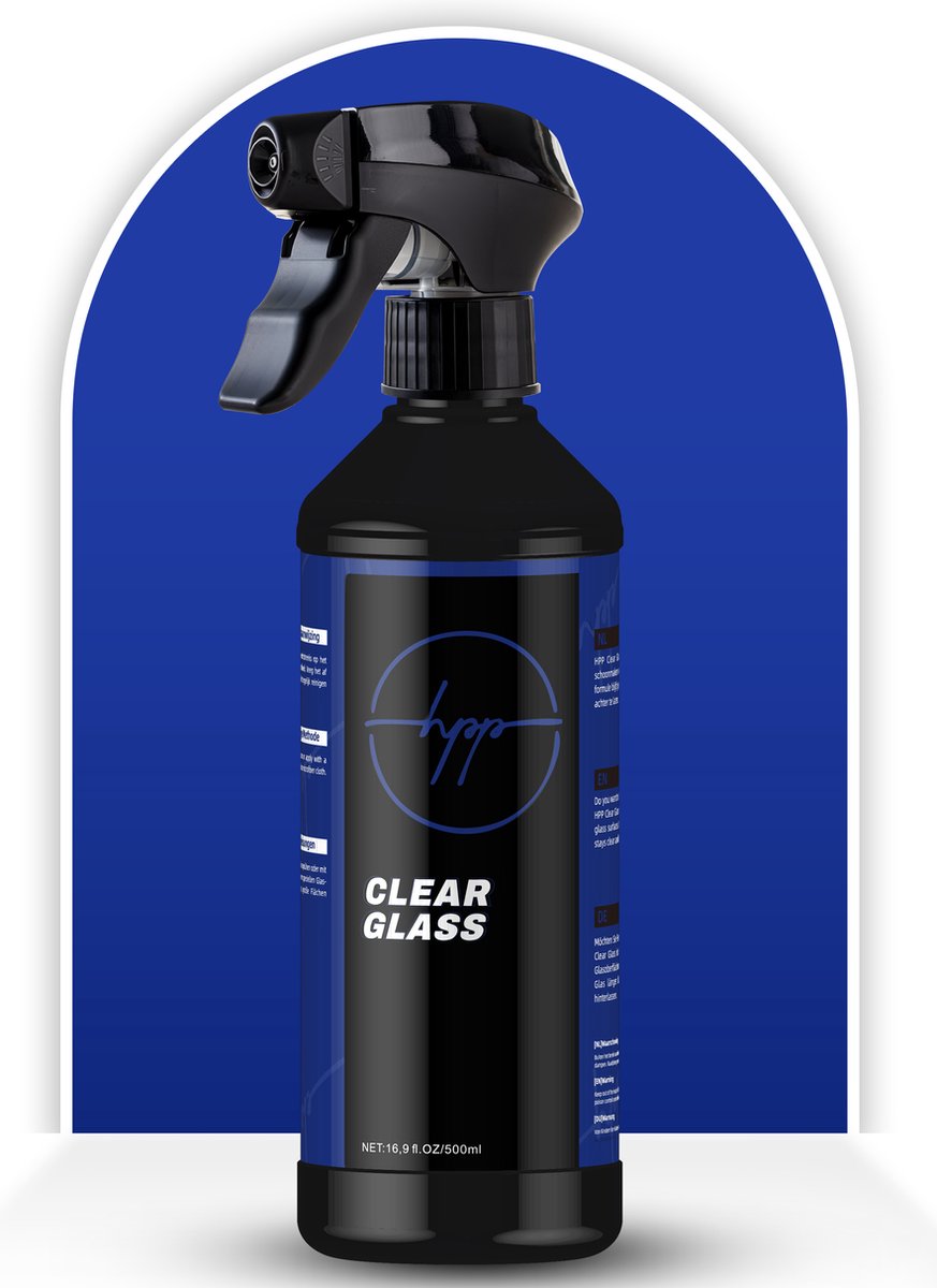 Car Care HPP Clear Glass - Glasreiniger - Ruitenreiniger - Glasreiniger auto - Streeploze Glasreiniger - 500ML