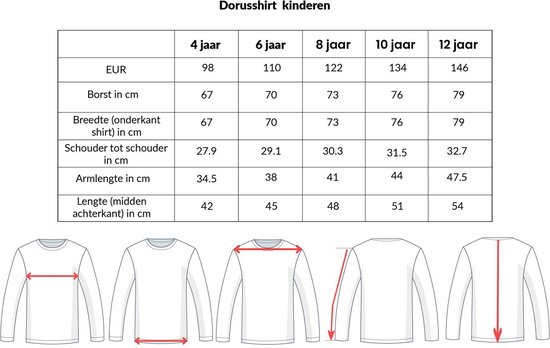 Chemise Fjesta© Oeteldonk - Enfants - 134/140