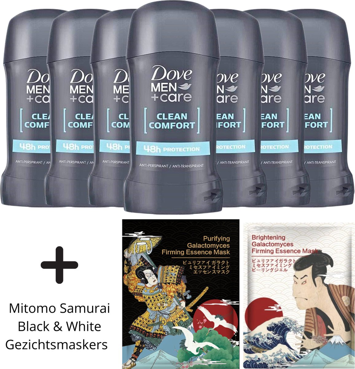 Goedkoopste Dove Men Care Clean Comfort Deodorant Man - 7 x 50 ml - 48h Bescherming en Verzorging Tegen Zweet en Lichaamsgeur - Deodorant Stick Zonder Alcohol - Deodorant Man Voordeelverpakking