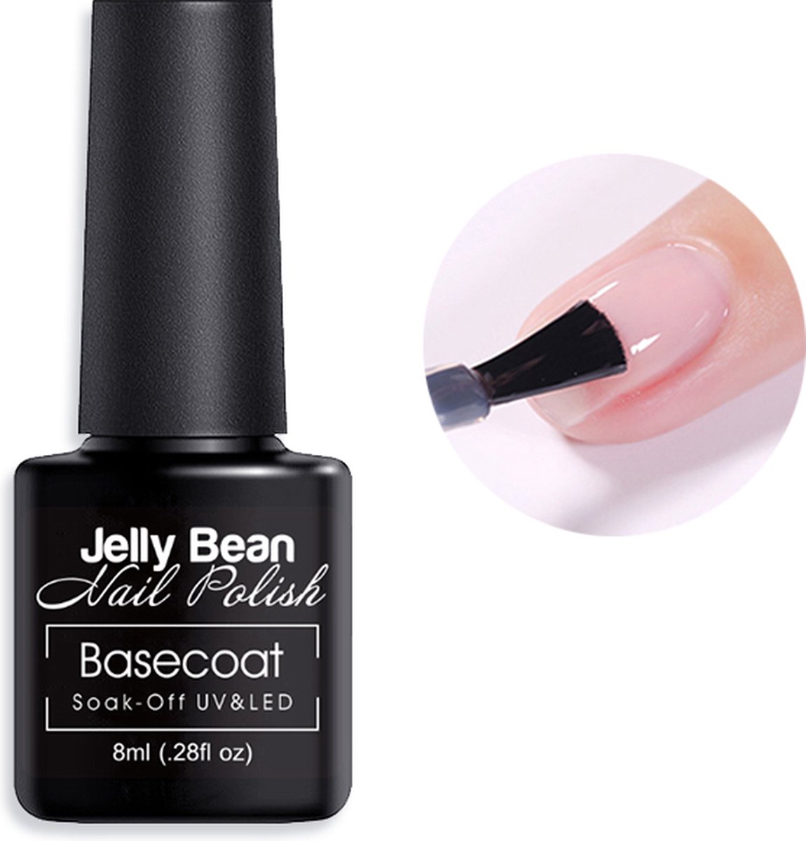 Goedkoopste Jelly Bean Nail Polish Gel Nagellak - Gellak - Basecoat - UV Nagellak 8ml