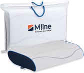 Bol.com Pillow You Blauw | Traagschuim hoofdkussen | Ergonomisch | Geschikt voor rug en zijslapers | Soft / Medium firmheid | Wa... aanbieding