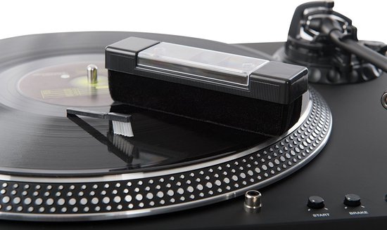 Platenborstel Premium 2 in 1- Premium Platenborstel + Naaldborstel - Antistatisch - Platenreiniger - Schoonmaakset voor Vinylplaten - LP Borstel - Soft Brush Record Brush Antistatische Plaatborstel Van Carbon — afbeelding 5