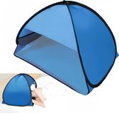 Pop-Up Tent - Baby Speeltent - Windscherm - Draagbaar - Mini Hoofdtent - Hond Kat Camping Tent - Snel Op Te Zetten - Waterdicht - Lichtgewicht - Voor Anti-Uv Winddicht Gezicht Hoofdschaduwbescherming Tent - 80x50x55 Cm - Blauw - 1 Stuk