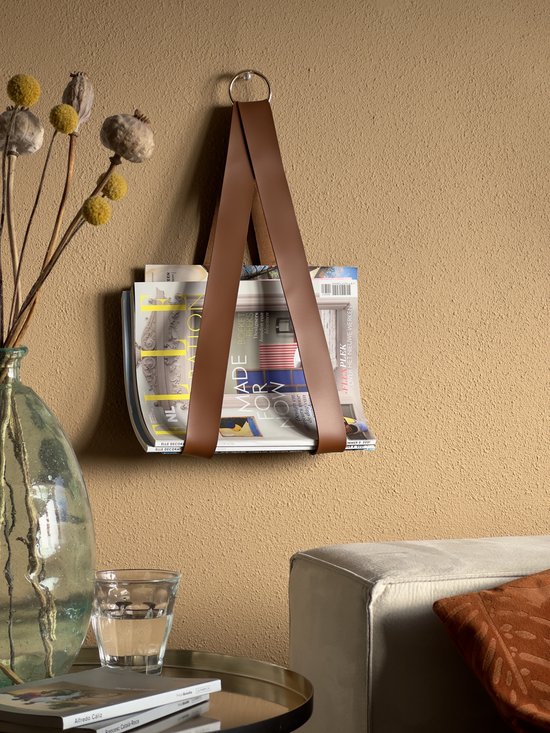 CMYUN Zeitungsständer Zeitschriftenhalter aus Acryl Zur Wandmontage, Klar Wohnzimmer Büro
