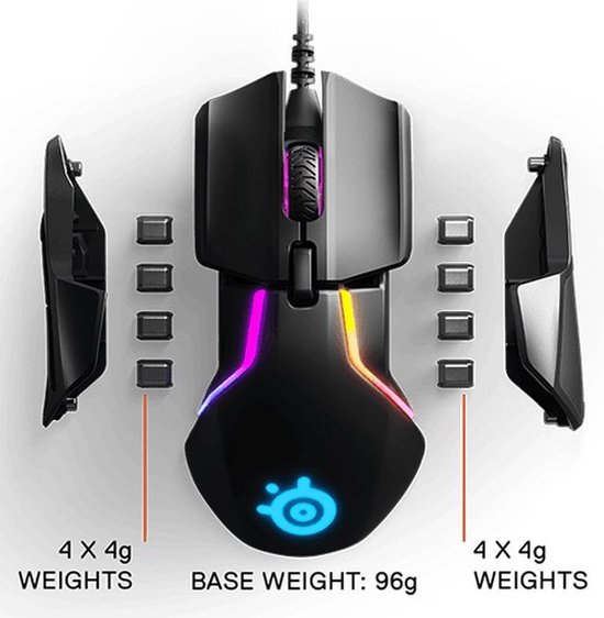 SteelSeries Rival 600 - Optische Gaming Muis - 12000 CPI - Zwart