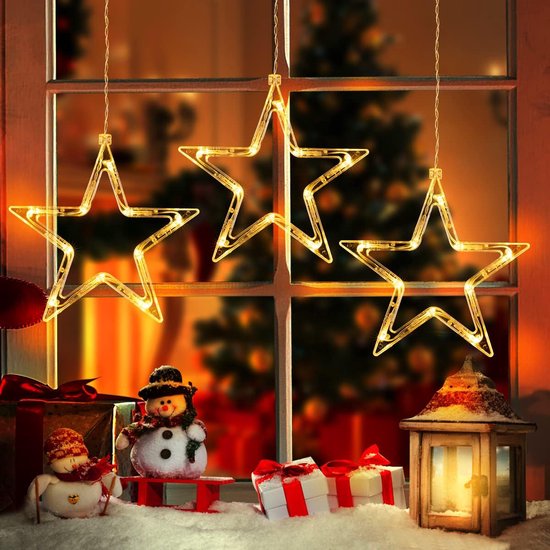 led Lumières de Noël LED Étoile de Noël 40cm Décoration lumineuse multicolore po led Lumières de Noël LED Étoile de Noël 40cm Décoration lumineuse multicolore po