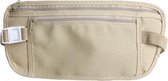 New Age Devi - Poche secrète - Portefeuille de voyage - Sac banane - Riem d'argent - Poche cachée - Étui de protection - Poids léger - Beige - Kaki