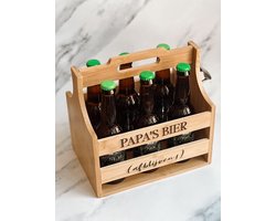 Caisse de bière - Amateur de bière - Personnalisable - Cadeau pour lui - Idée cadeau