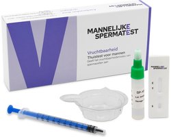 Vruchtbaarheidstest voor Mannen Thuis - Sperma Test - Indicatie van Normale of Lage Spermaconcentratie - Sperma Testkit voor Mannen - Eenvoudige Resultaat af te Lezen
