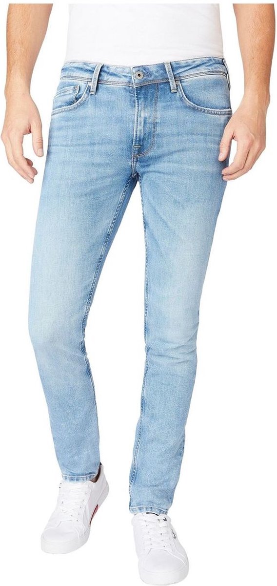 Pepe Jeans Heren Jeans Broeken regular/straight Fit Blauw 36W / 30L Volwassenen