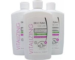 Farmasi Revitaliserende shampoo met knoflook, (2 Stück x 500 ml), beschermt tegen breuk en morsen, formule ontwikkeld en verrijkt met knoflook en capixy
