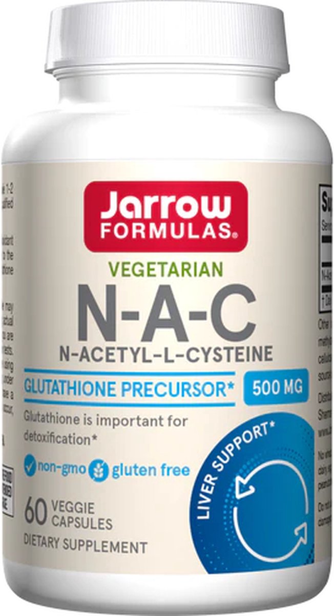 Goedkoopste Jarrow Formulas NAC 500 mg (60 vegetarische capsules