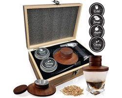 Deluqse Cocktail Smoker - 8 Aroma's - 12 Delig - Whiskey Smoker - Smoker - Smoking Gun - Whiskey Roker - Cocktail Roker - Premium Geschenkset