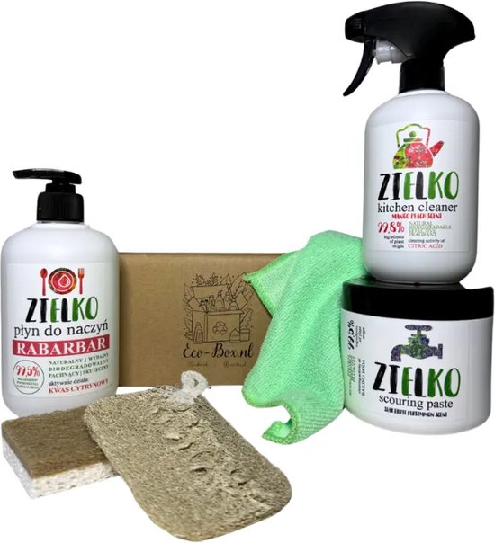 Eco-Box - Zero-Waste Keukenbox - Minder Afval, Meer Gemak - Rabarber