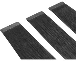 LUXEXTEND Tape Hair Extensions #1 | 10 Stuks | 25 gram | 60 CM