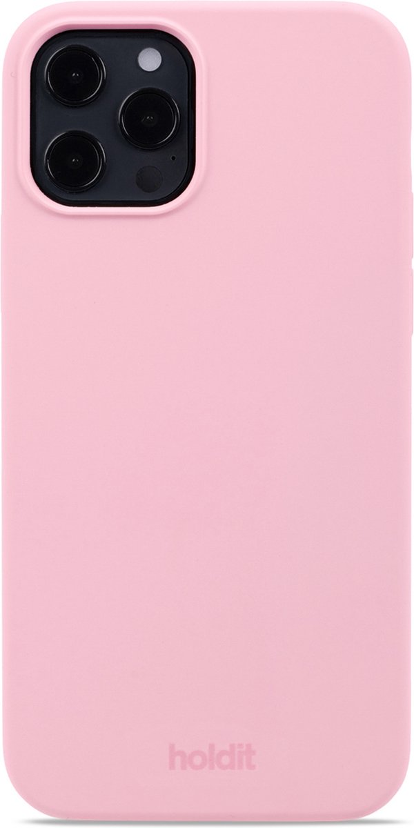 Holdit Silicone Case geschikt voor Apple iPhone 12 (Pro) - Pink