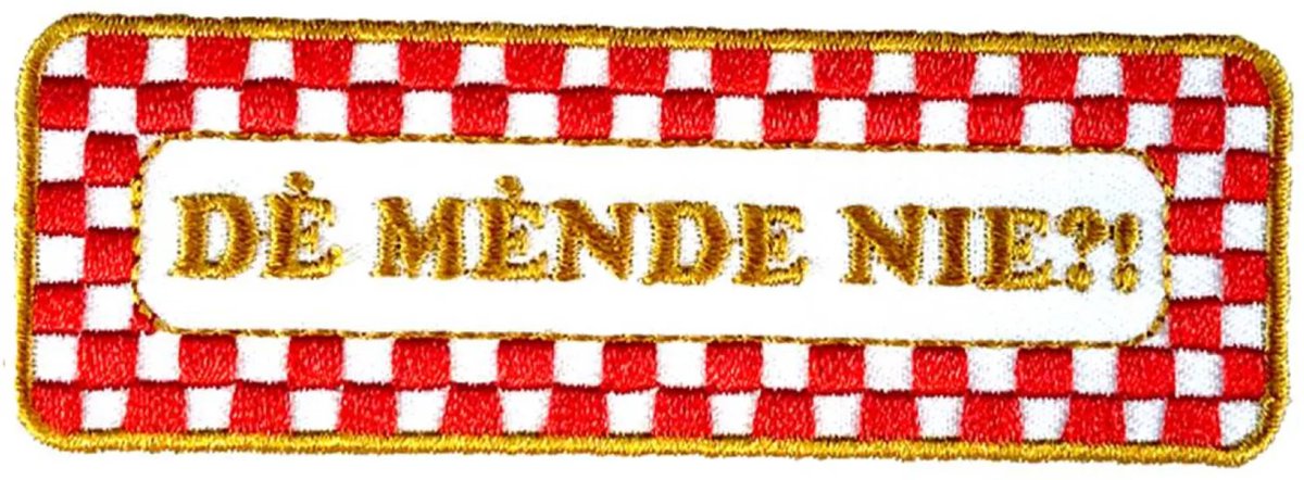 Oeteldonk embleem - Brabantse uitspraken - Mende Nie