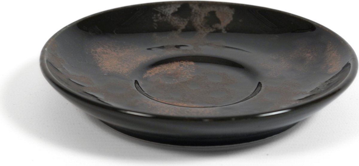 L’AMAR Jasper - Handgemaakt Porselein Servies - Thee-/Koffiekopjes 180 cl met Schoteltjes - Set van 6 stuks