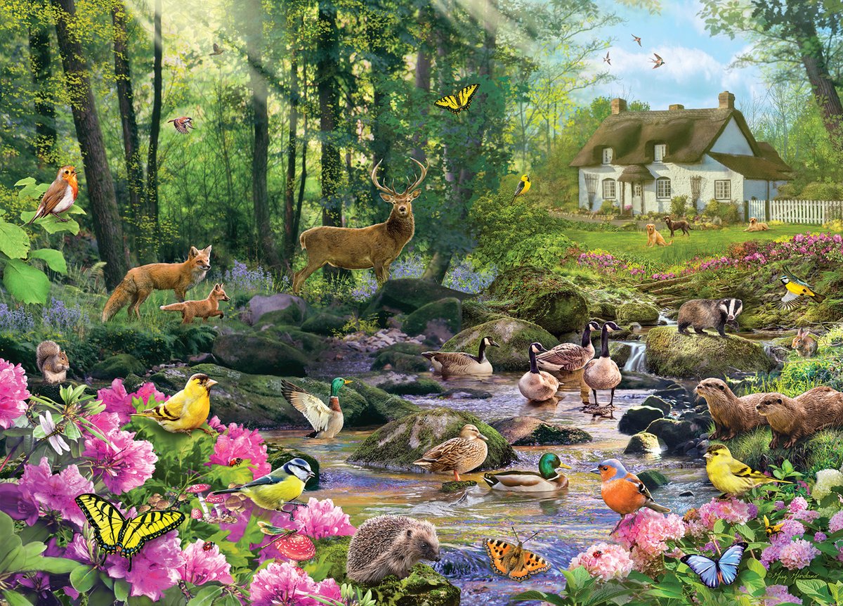 Woodland Glade Puzzel (1000 stukjes)
