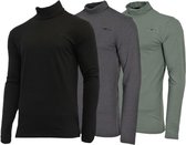 3-Pack Campri - Skipully - Wintersportpully - Heren - Black/Charcoal-marl/Jungle green (645) - maat L