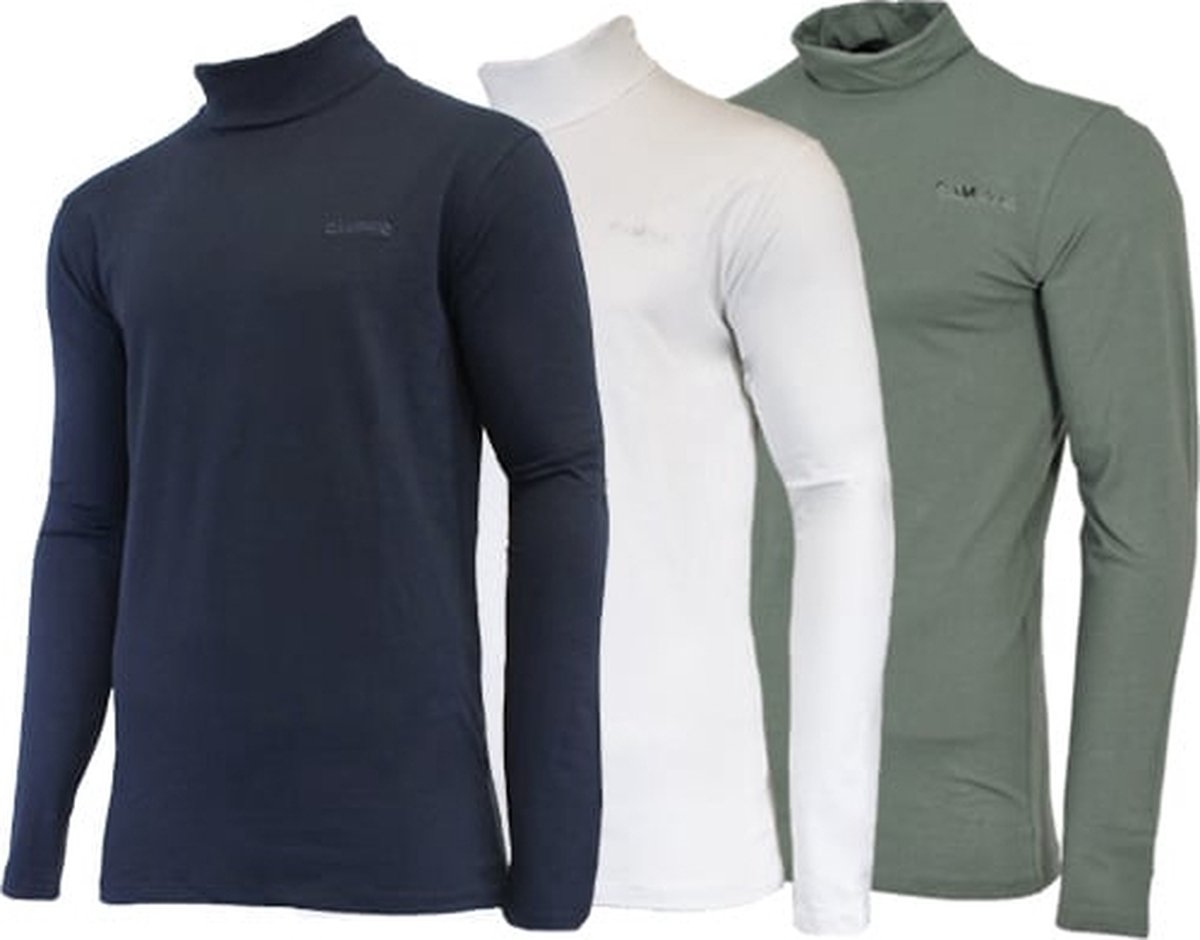 3-Pack Campri Skipully Wintersportpully Heren /Jungle 644 Marineblauw