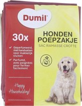 Dumil - Hondenpoep zakjes | Poepzakjes | Geparfumeerd hondenpoepzakjes met handvatten |