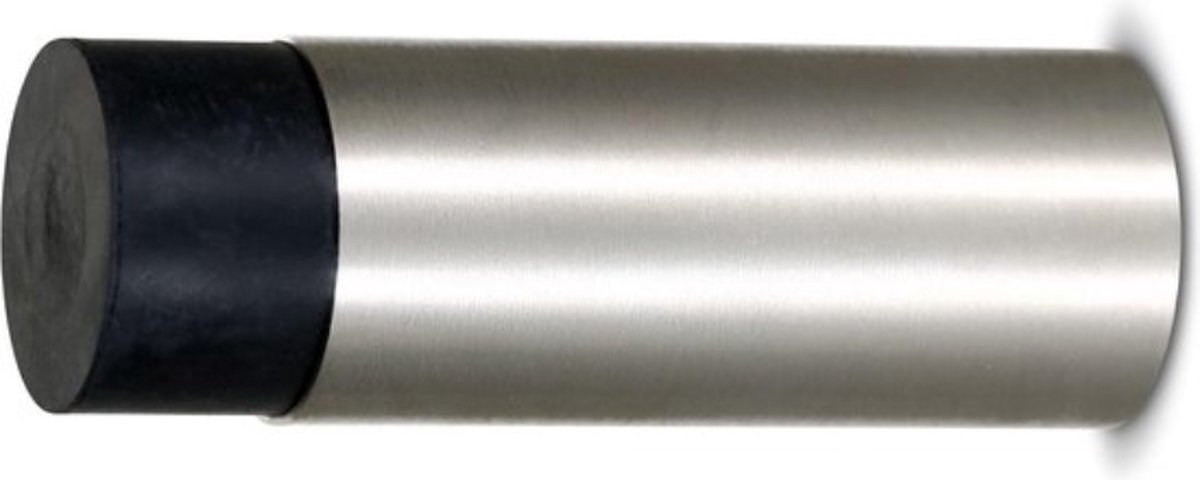 Wanddeuraanslag met rubber - deurstopper voor de deurkruk - incl. bevestigingsmateriaal - Ø27cm L:76cm
