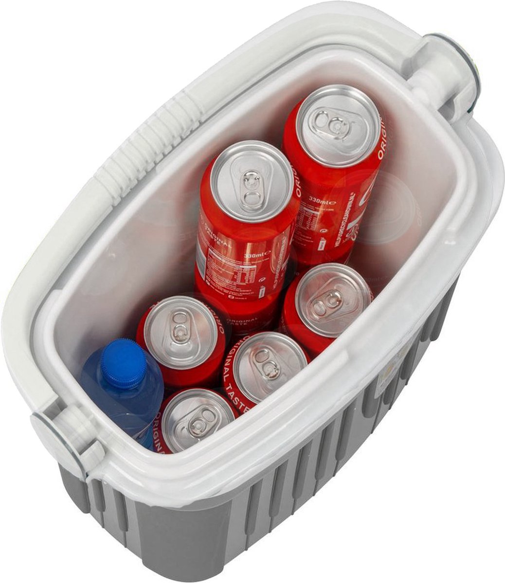 EDA Koelbox Iceberg 8 liter - compact - grijs - voor werk – foto 3