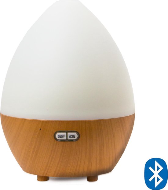 Aroma Diffuser - Geurverspreider - LED Lamp - Bluetooth - Speaker - Aromatherapie - Etherische Olie - Rustgevend